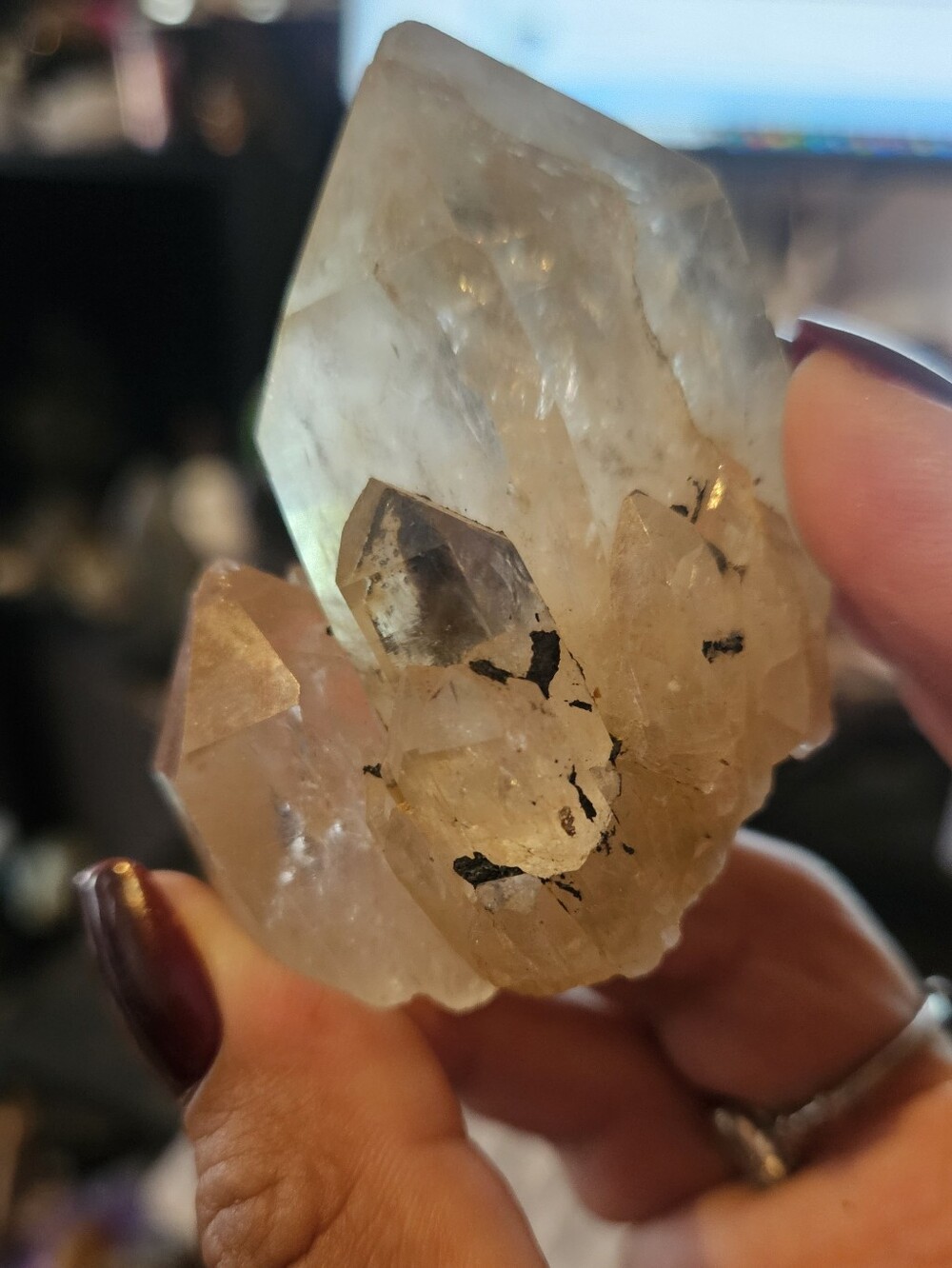 Natural Citrine Cluster - Picture 3 of 5